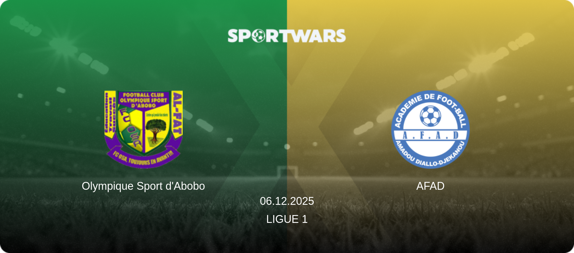 Olympique Sport d'Abobo — AFAD, 06.12.2025 — Ligue 1 (match preview)