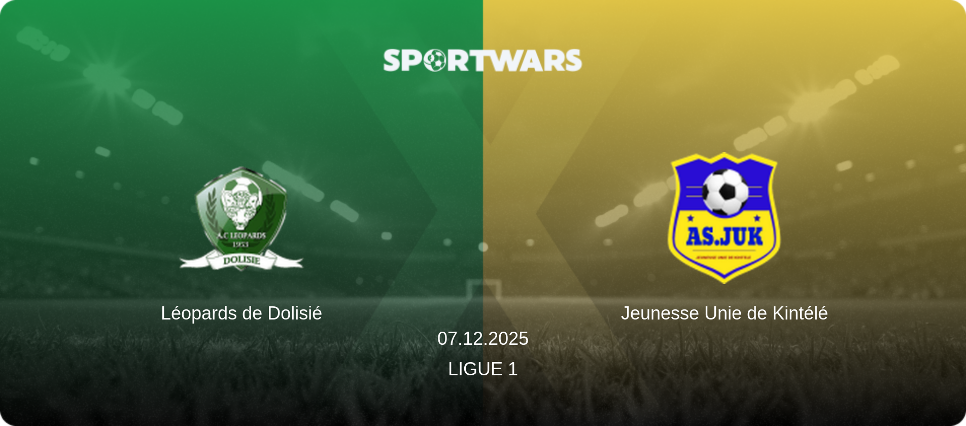 Léopards de Dolisié — Jeunesse Unie de Kintélé, 07.12.2025 — Ligue 1 (match preview)