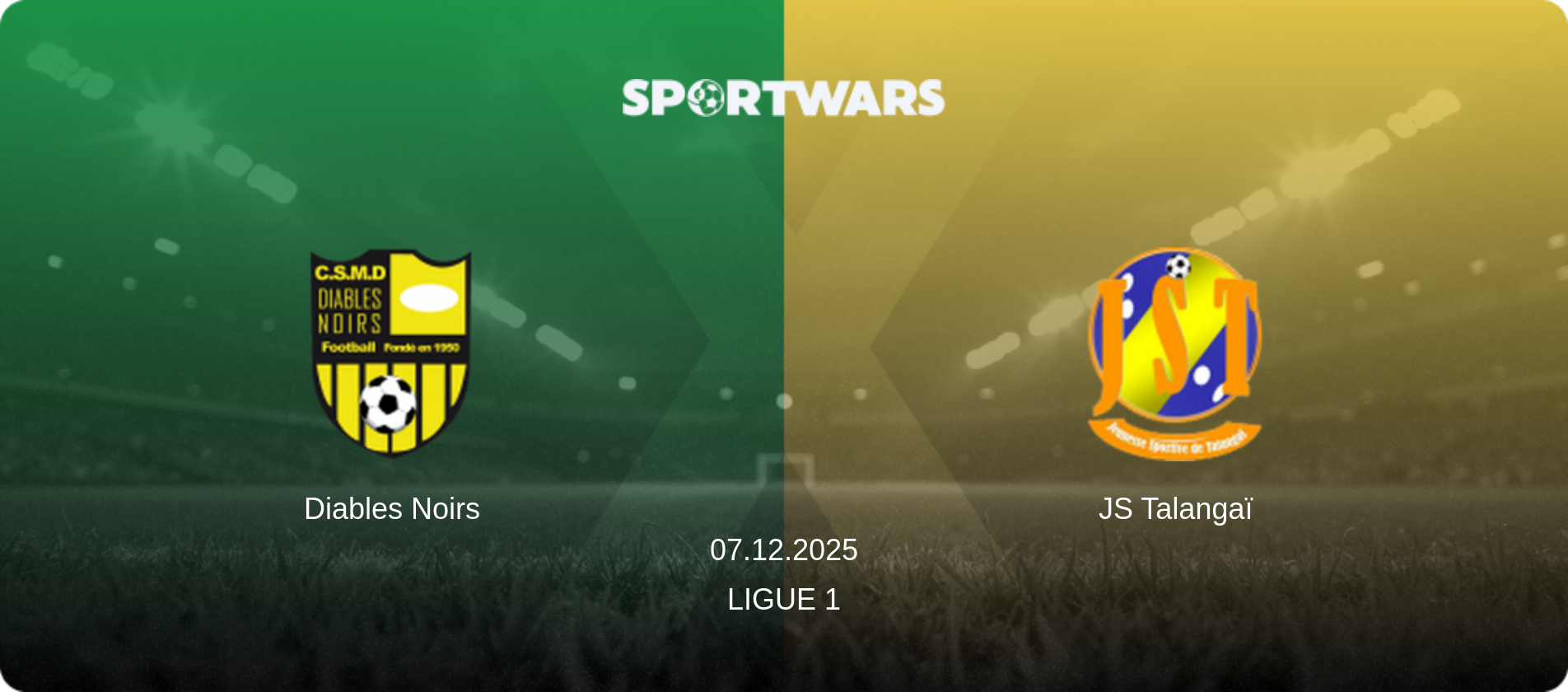 Diables Noirs — JS Talangaï, 07.12.2025 — Ligue 1 (match preview)