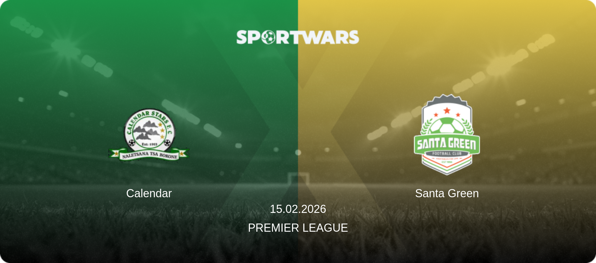 Calendar — Santa Green, 15.02.2026 — Premier League (match preview)