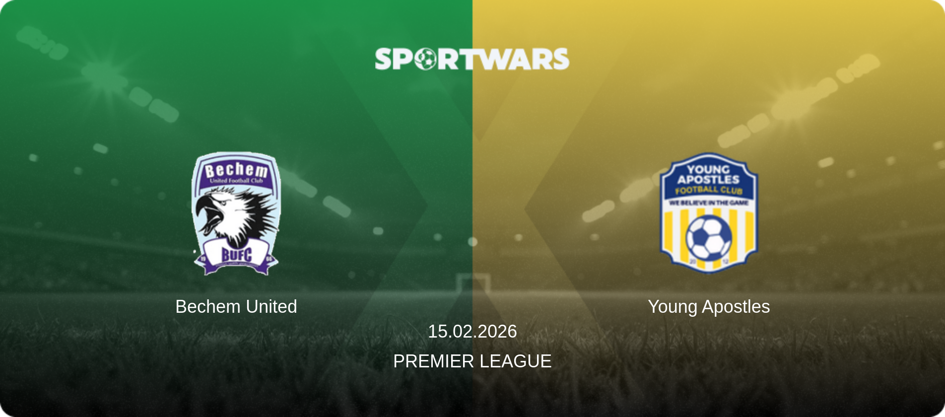 Bechem United — Young Apostles, 15.02.2026 — Premier League (match preview)