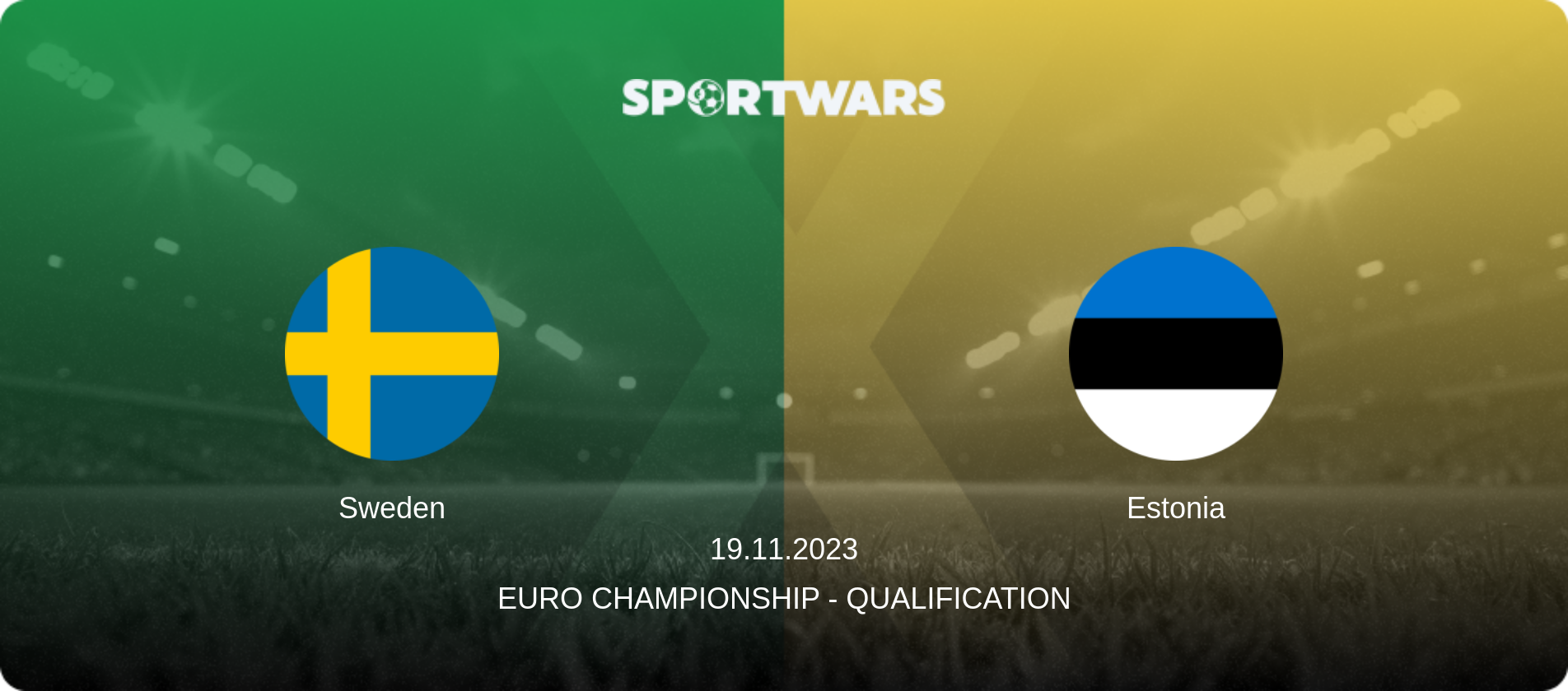 Sweden — Estonia, 19.11.2023 — Euro Championship - Qualification (match preview)