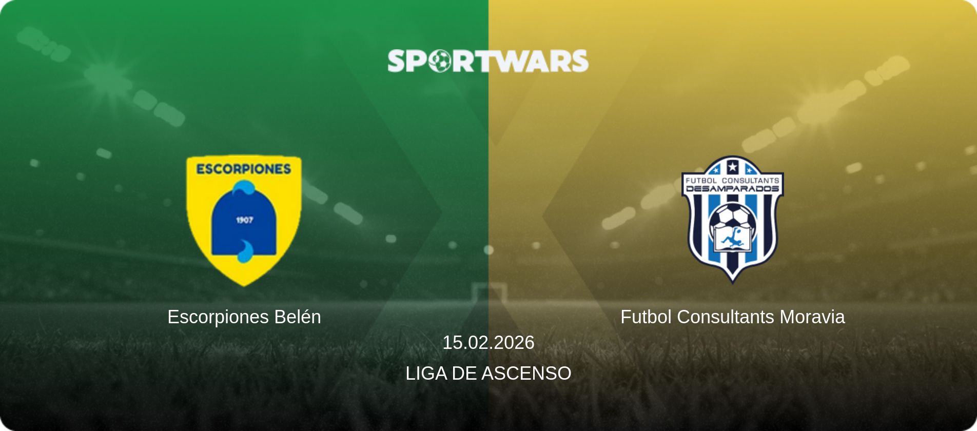 Escorpiones Belén — Futbol Consultants Moravia, 15.02.2026 — Liga de Ascenso (match preview)