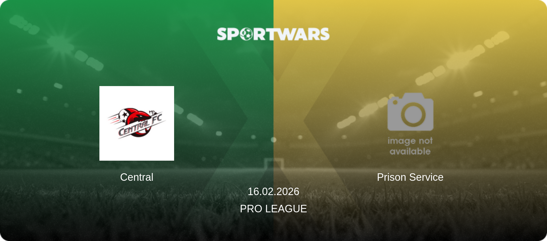 Central — Prison Service, 16.02.2026 — Pro League (match preview)