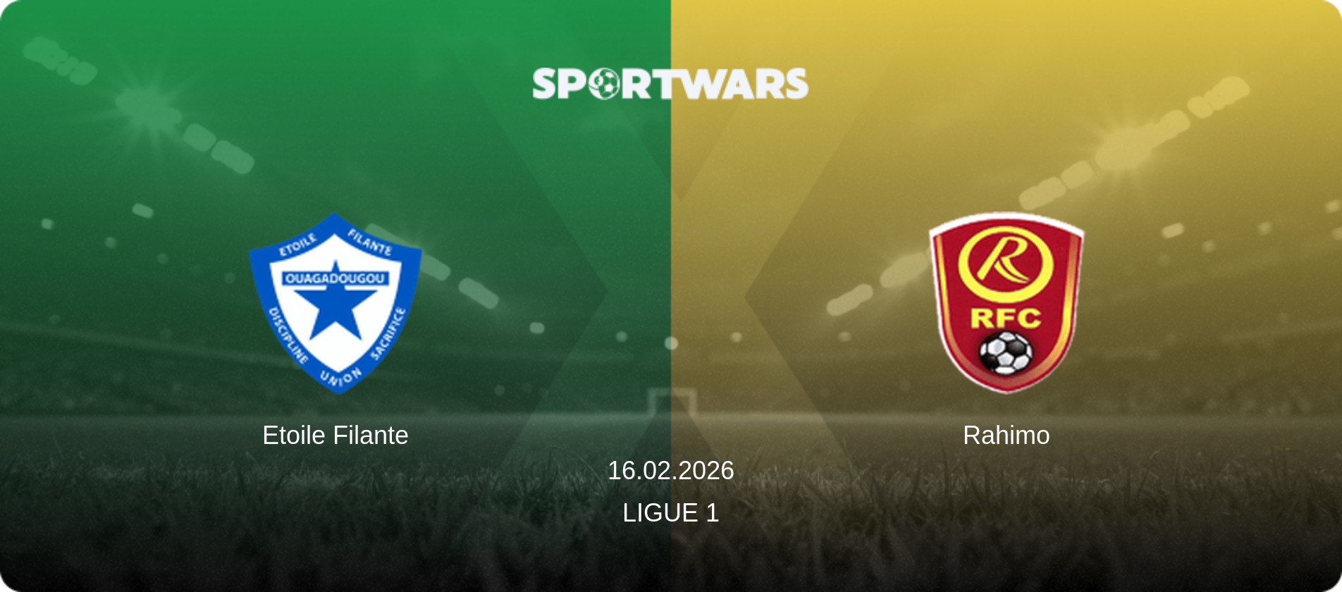 Etoile Filante — Rahimo, 16.02.2026 — Ligue 1 (match preview)