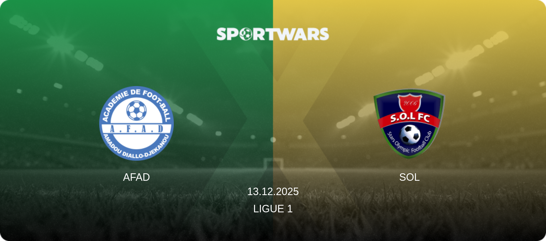 AFAD — SOL, 13.12.2025 — Ligue 1 (match preview)