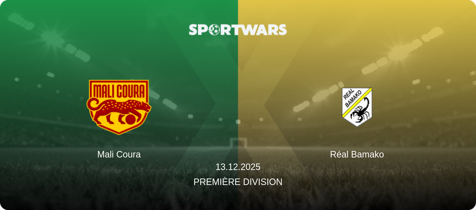 Mali Coura — Réal Bamako, 13.12.2025 — Première Division (match preview)
