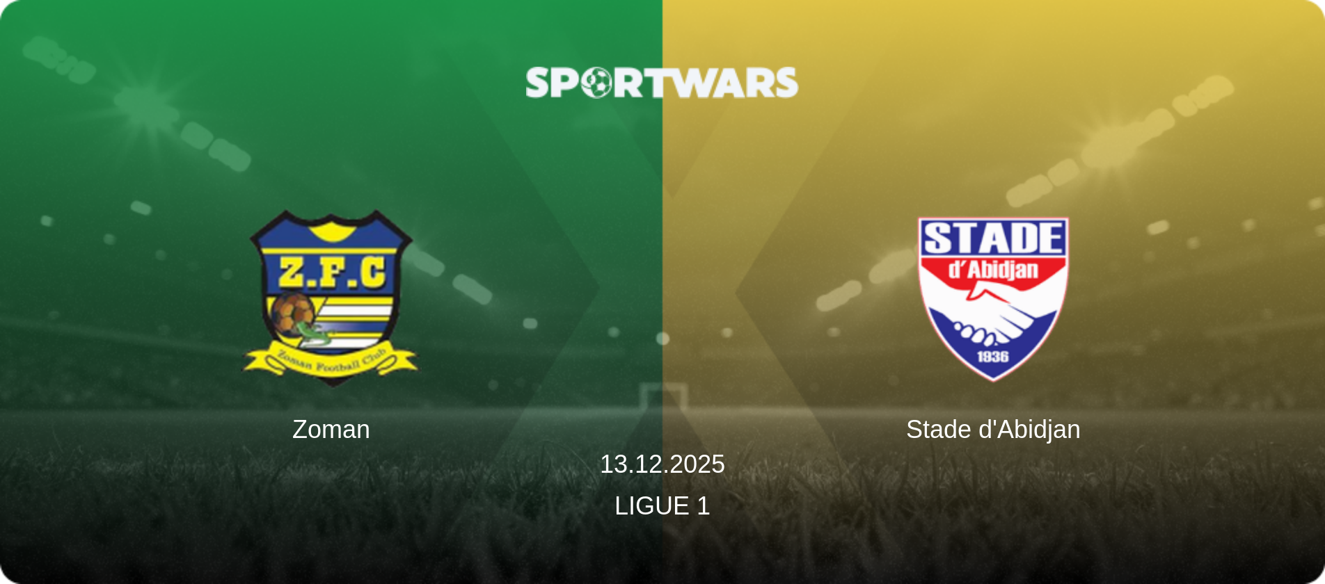 Zoman — Stade d'Abidjan, 13.12.2025 — Ligue 1 (match preview)