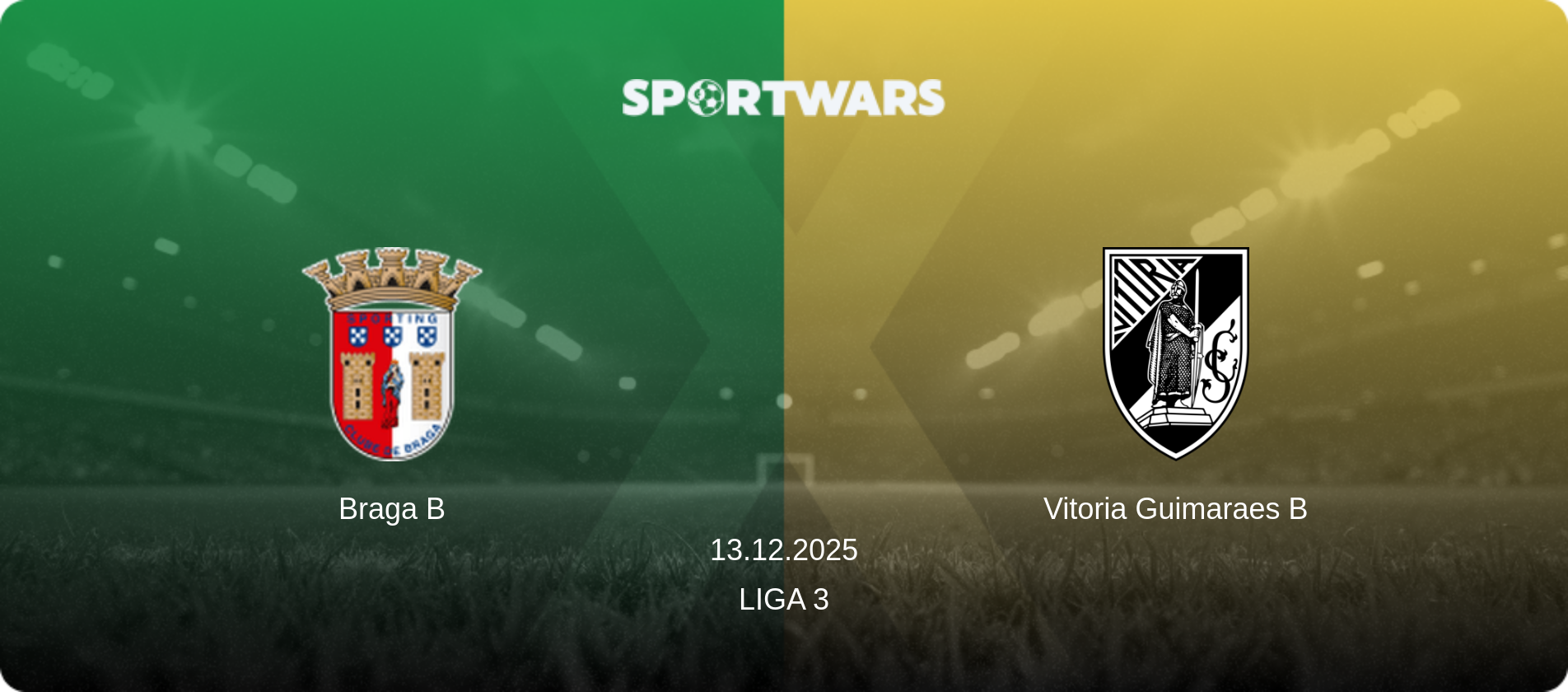 Braga B — Vitoria Guimaraes B, 13.12.2025 — Liga 3 (match preview)