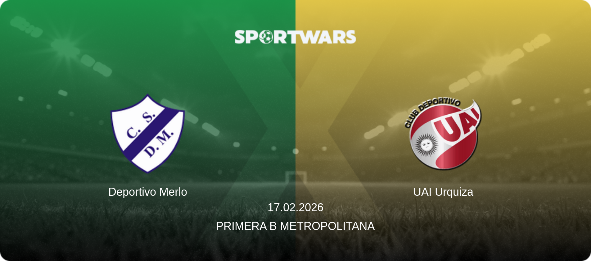 Deportivo Merlo — UAI Urquiza, 17.02.2026 — Primera B Metropolitana (match preview)