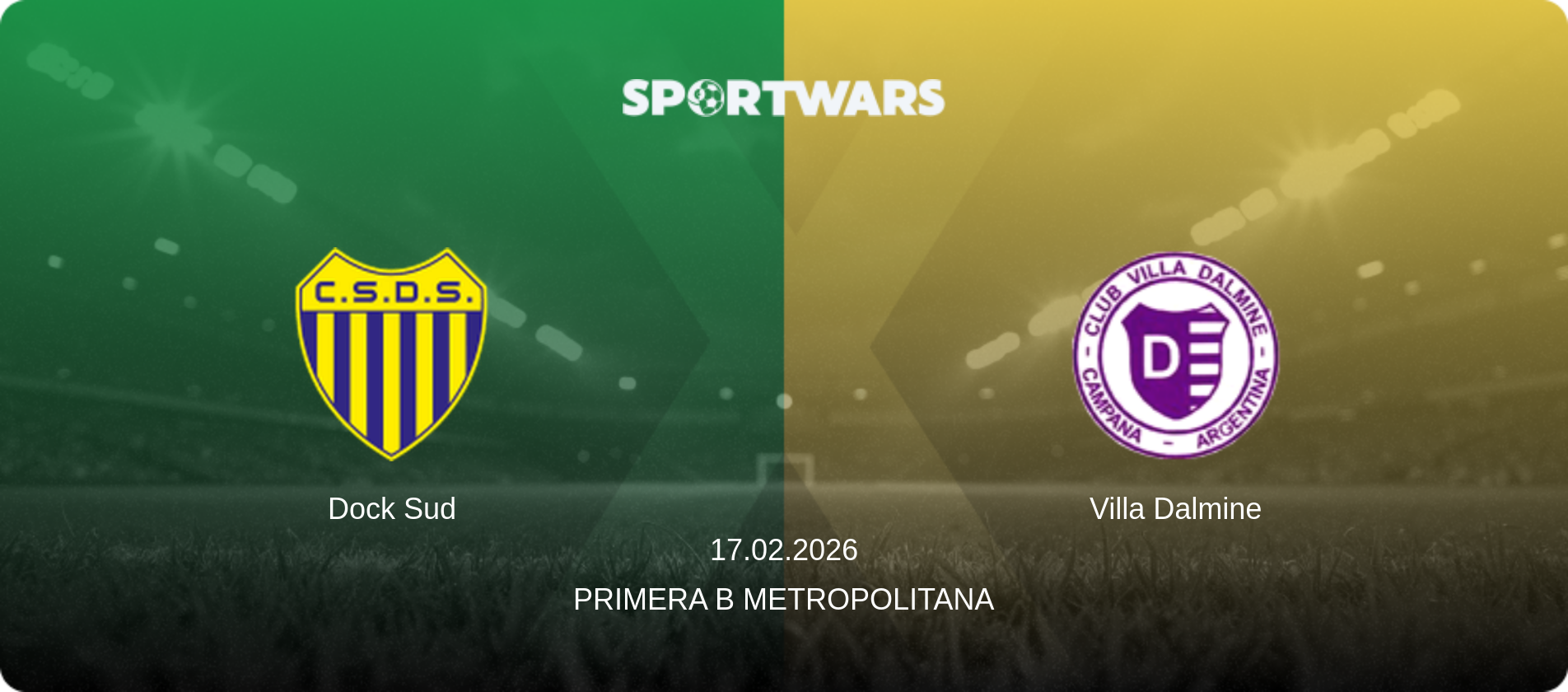 Dock Sud — Villa Dalmine, 17.02.2026 — Primera B Metropolitana (match preview)
