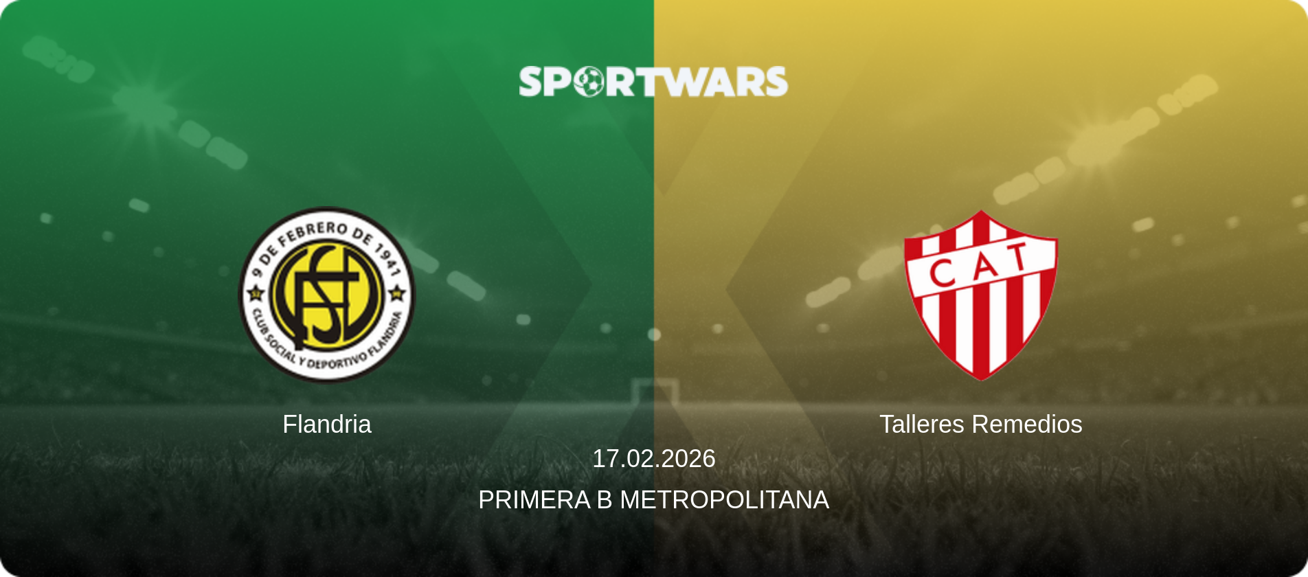 Flandria — Talleres Remedios, 17.02.2026 — Primera B Metropolitana (match preview)