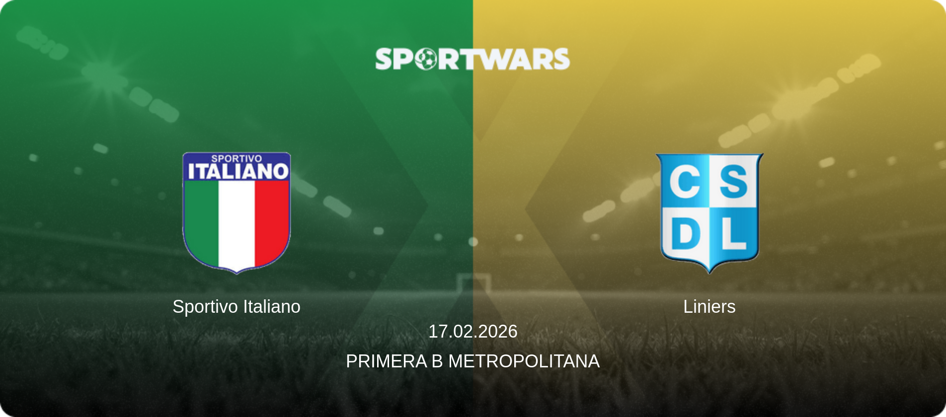 Sportivo Italiano — Liniers, 17.02.2026 — Primera B Metropolitana (match preview)