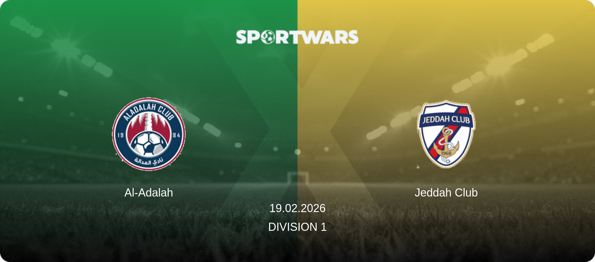 Al-Adalah — Jeddah Club, 19.02.2026 — Division 1 (match preview)
