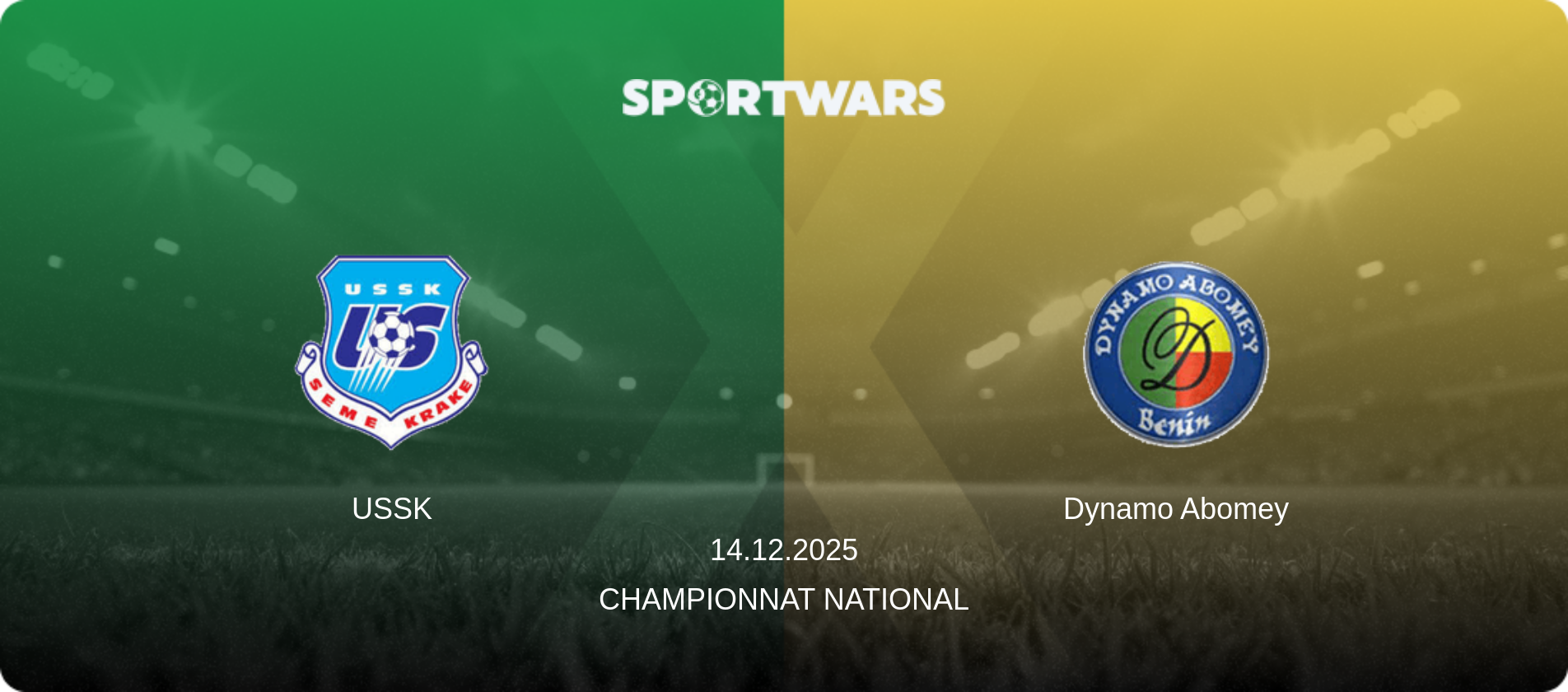USSK — Dynamo Abomey, 14.12.2025 — Championnat National (match preview)