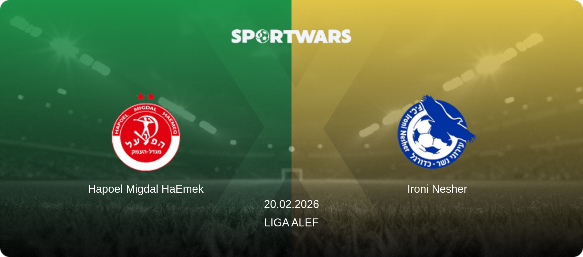 Hapoel Migdal HaEmek — Ironi Nesher, 20.02.2026 — Liga Alef (match preview)