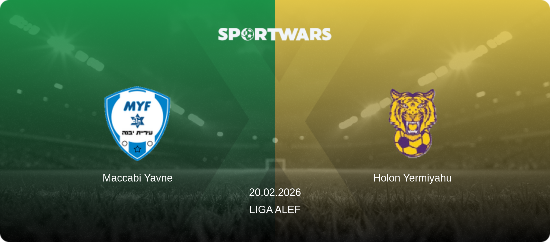 Maccabi Yavne — Holon Yermiyahu, 20.02.2026 — Liga Alef (match preview)