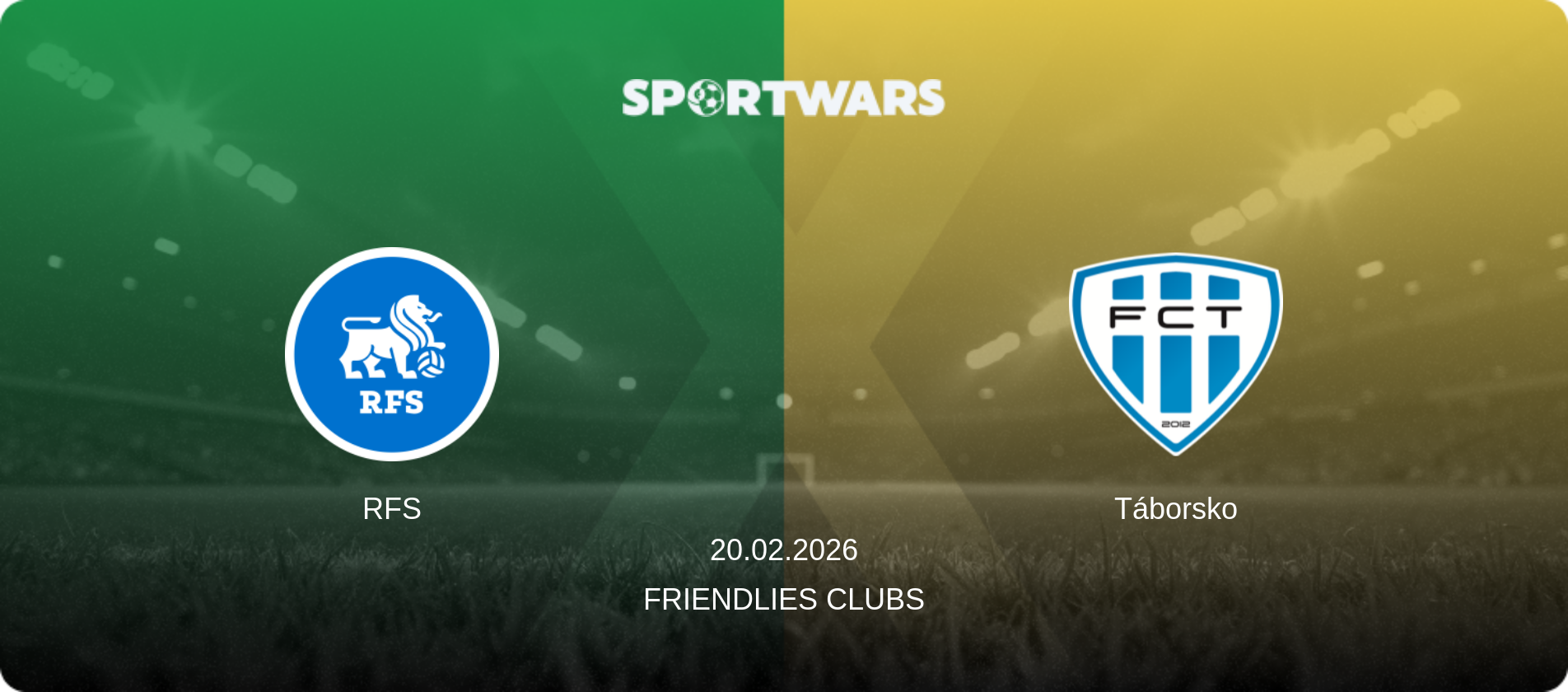 RFS — Táborsko, 20.02.2026 — Friendlies Clubs (match preview)