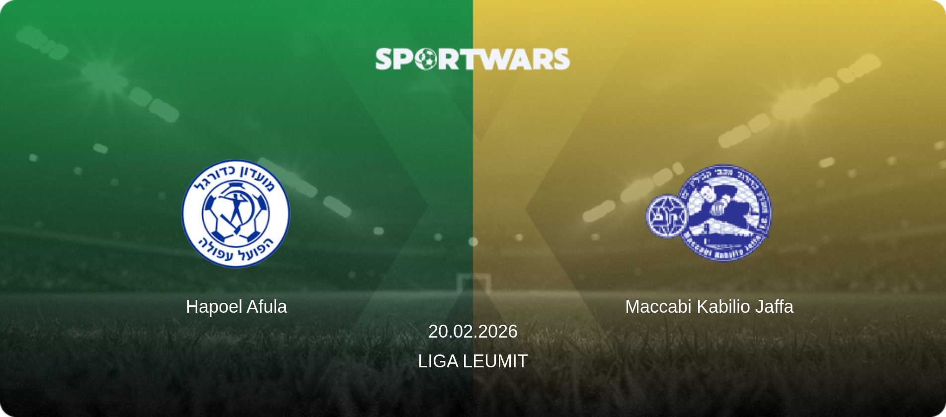 Hapoel Afula — Maccabi Kabilio Jaffa, 20.02.2026 — Liga Leumit (match preview)