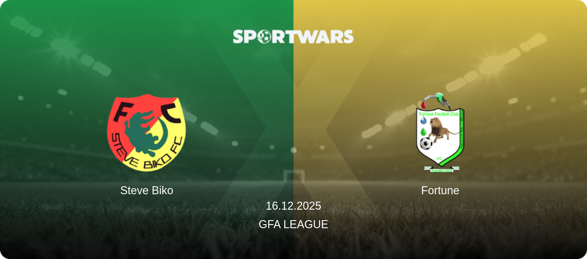 Steve Biko — Fortune, 16.12.2025 — GFA League (match preview)