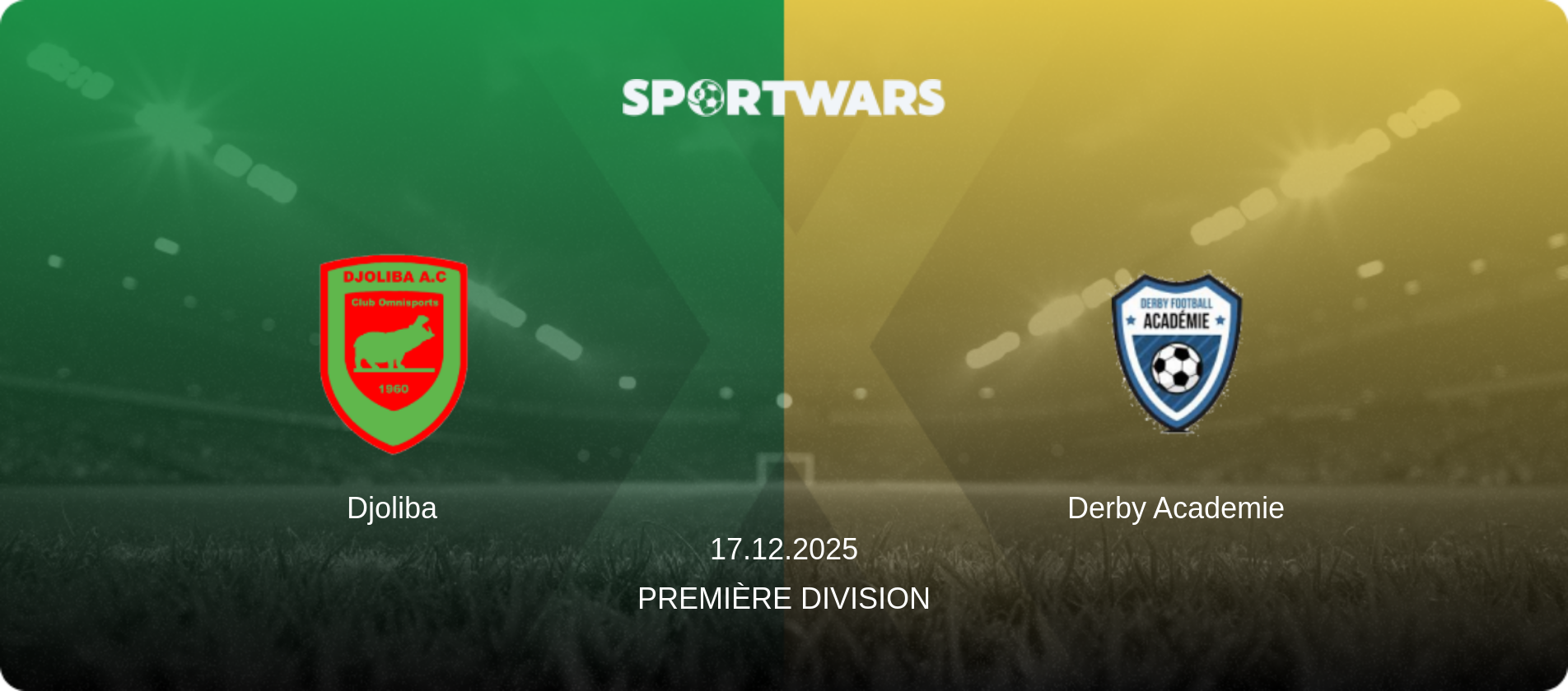 Djoliba — Derby Academie, 17.12.2025 — Première Division (match preview)