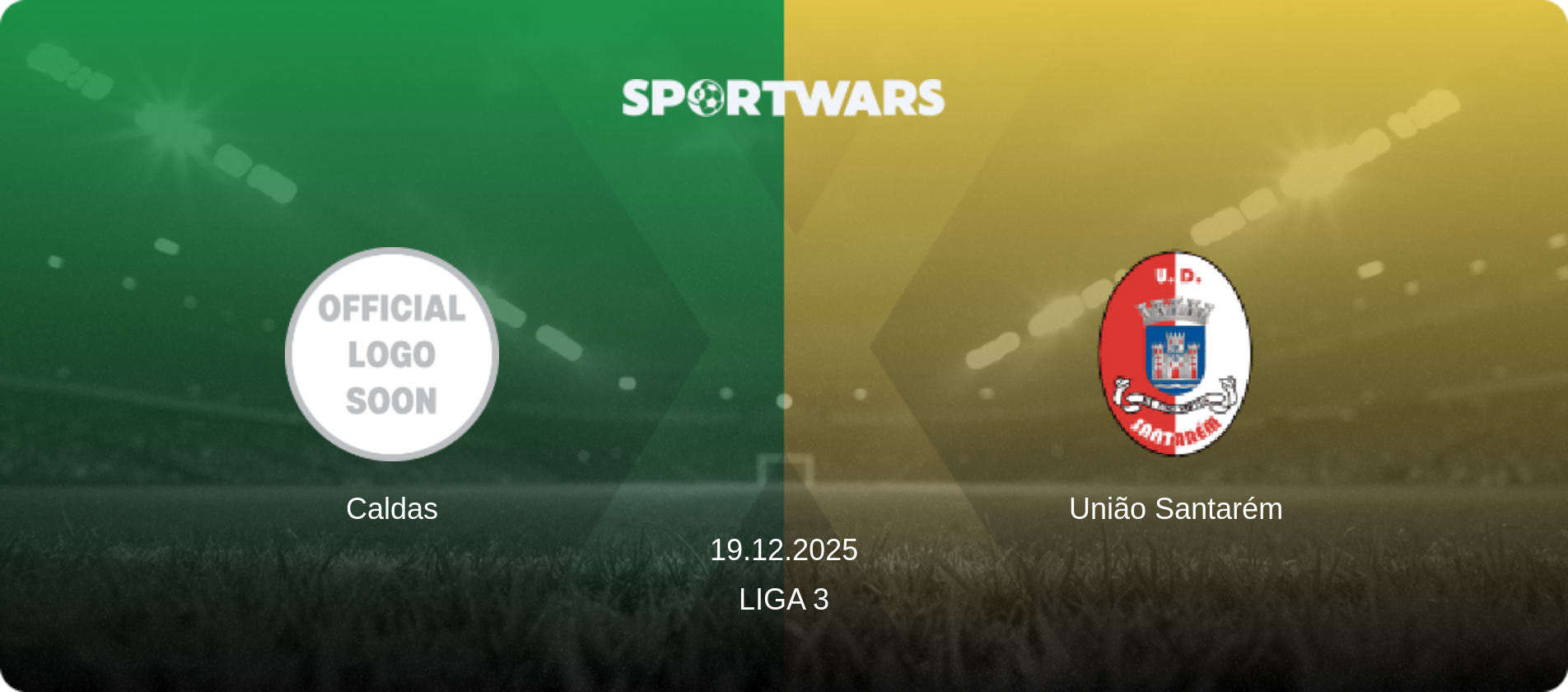 Caldas — União Santarém, 19.12.2025 — Liga 3 (match preview)