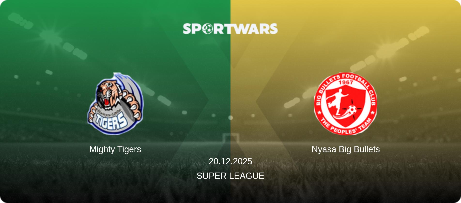 Mighty Tigers — Nyasa Big Bullets, 20.12.2025 — Super League (match preview)