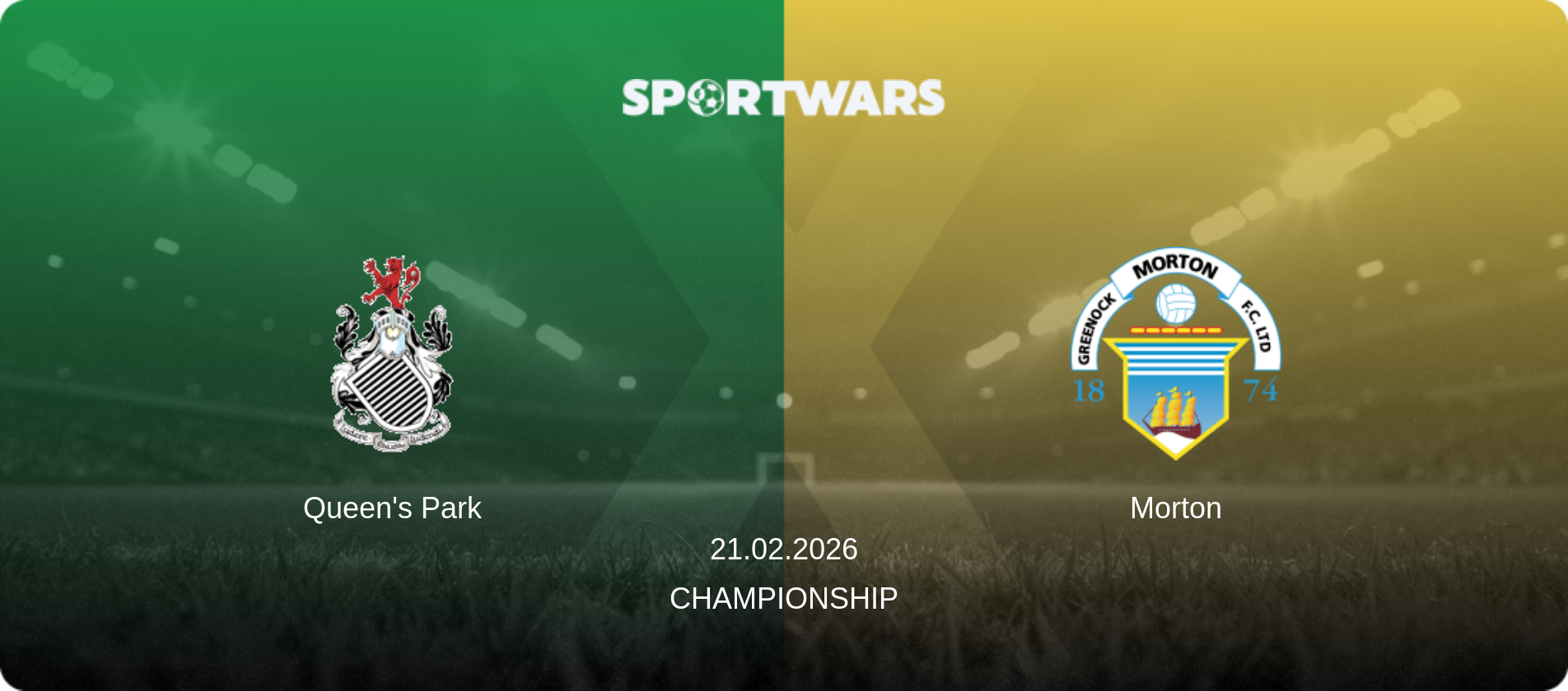 Queen's Park — Morton, 21.02.2026 — Championship (match preview)