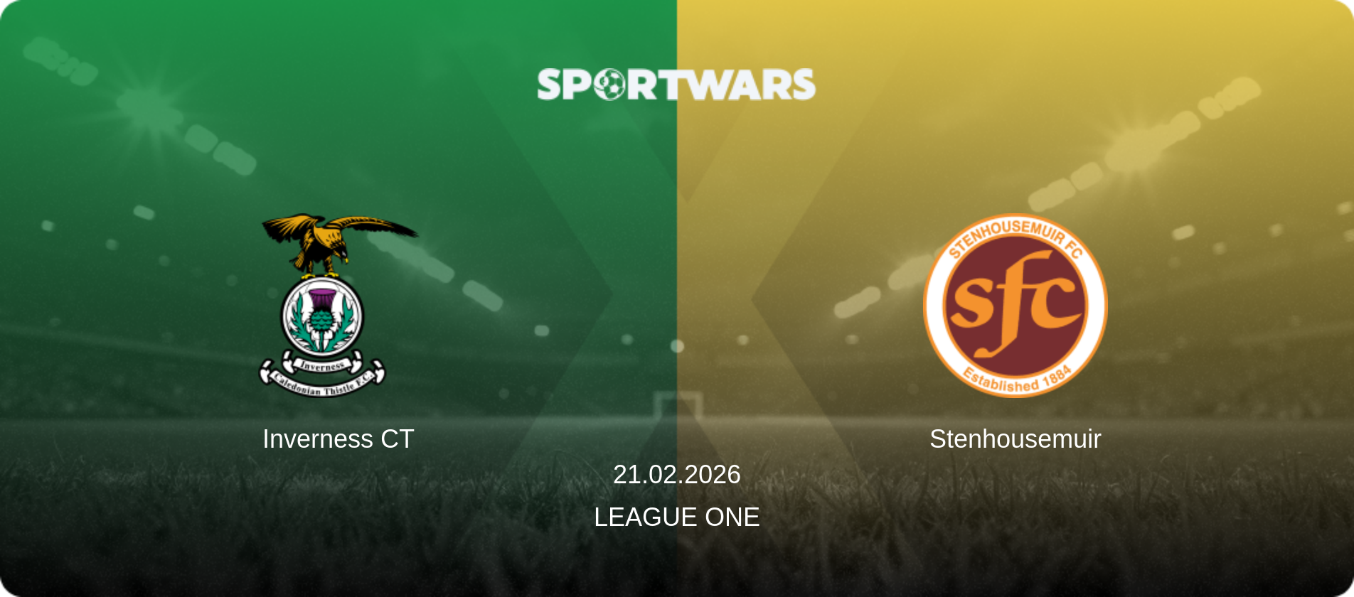 Inverness CT — Stenhousemuir, 21.02.2026 — League One (match preview)