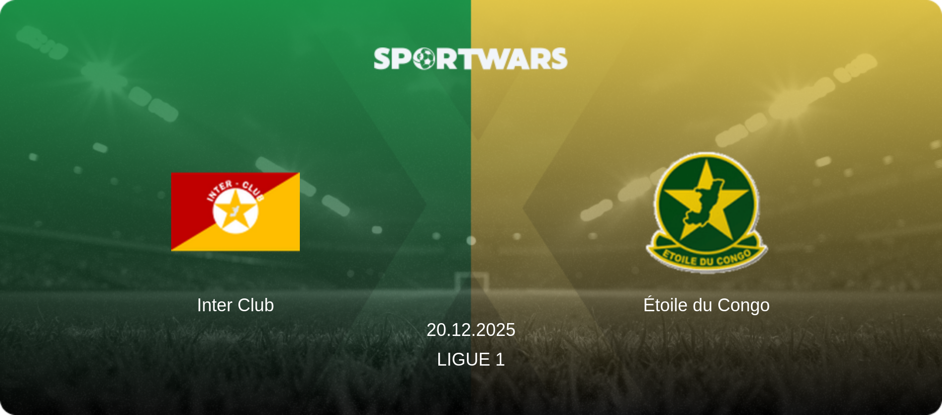 Inter Club — Étoile du Congo, 20.12.2025 — Ligue 1 (match preview)
