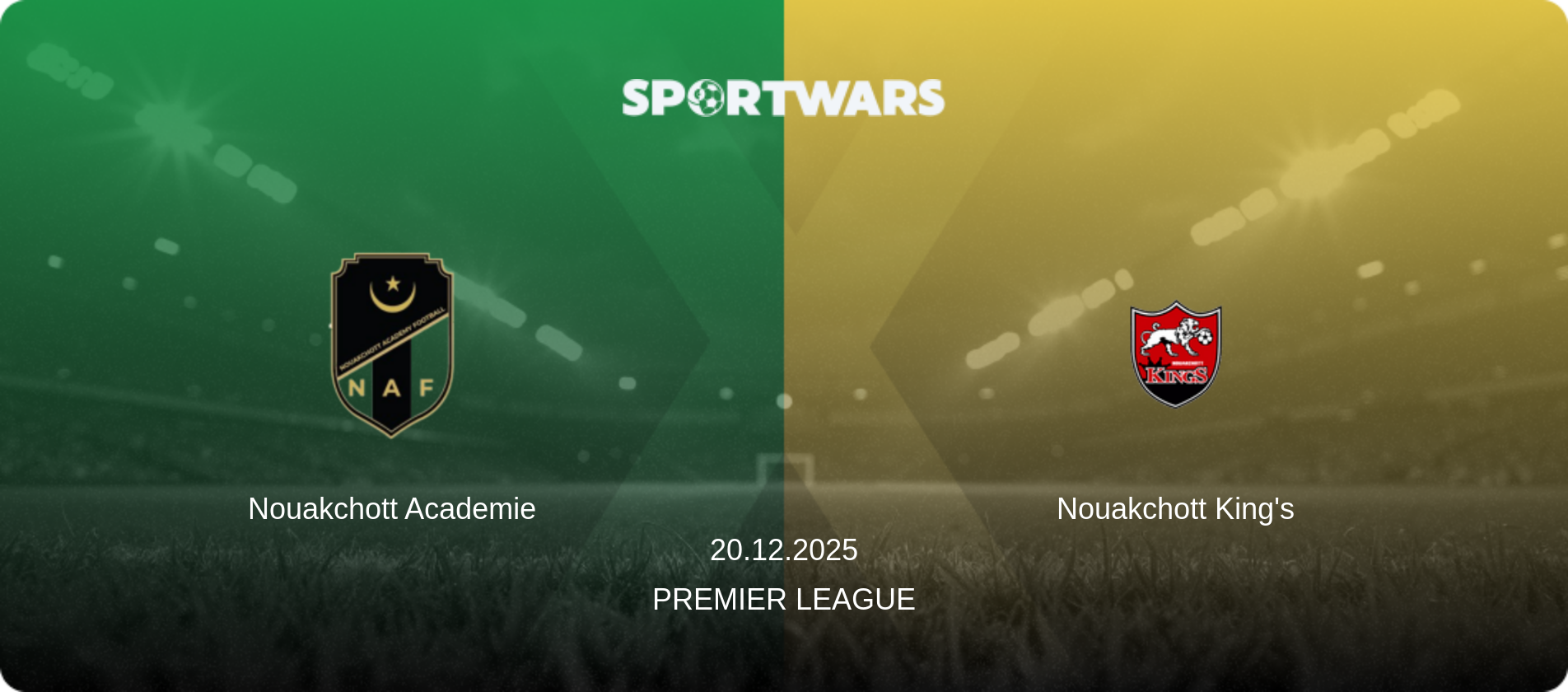Nouakchott Academie — Nouakchott King's, 20.12.2025 — Premier League (match preview)