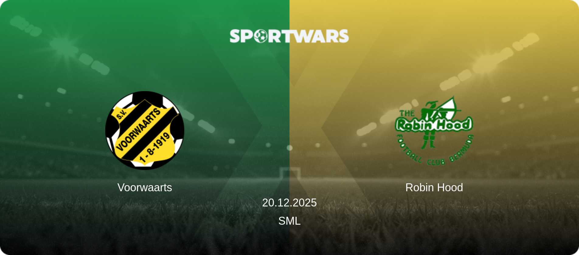 Voorwaarts — Robin Hood, 20.12.2025 — SML (match preview)