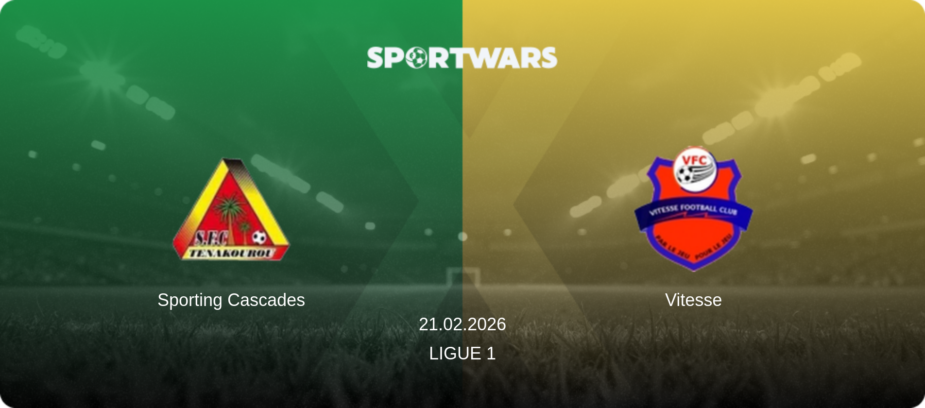 Sporting Cascades — Vitesse, 21.02.2026 — Ligue 1 (match preview)