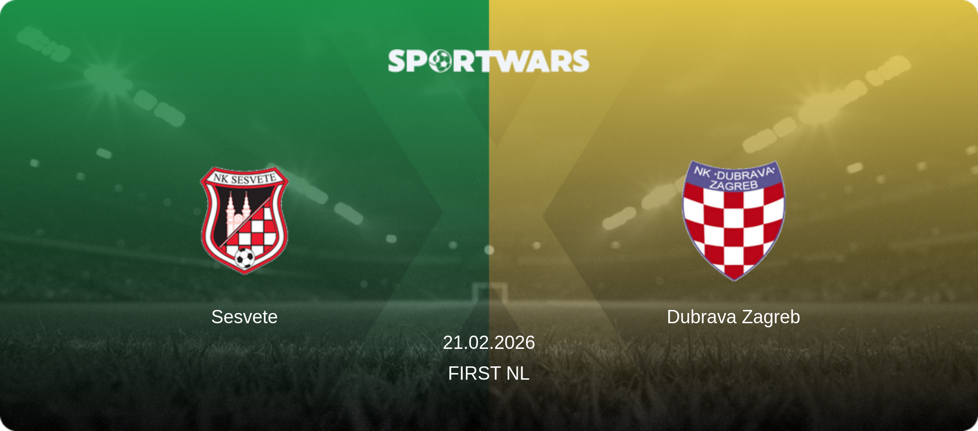 Sesvete — Dubrava Zagreb, 21.02.2026 — First NL (match preview)