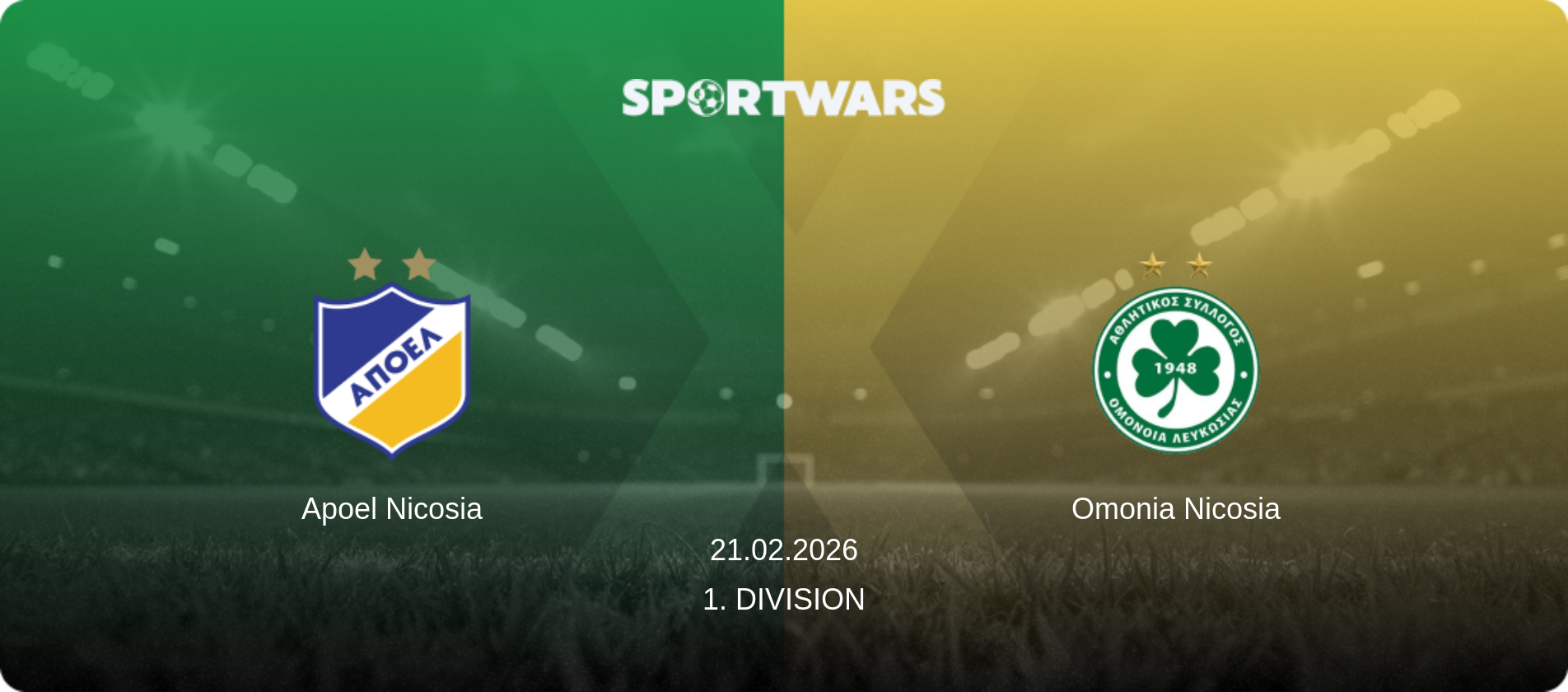 Apoel Nicosia — Omonia Nicosia, 21.02.2026 — 1. Division (match preview)