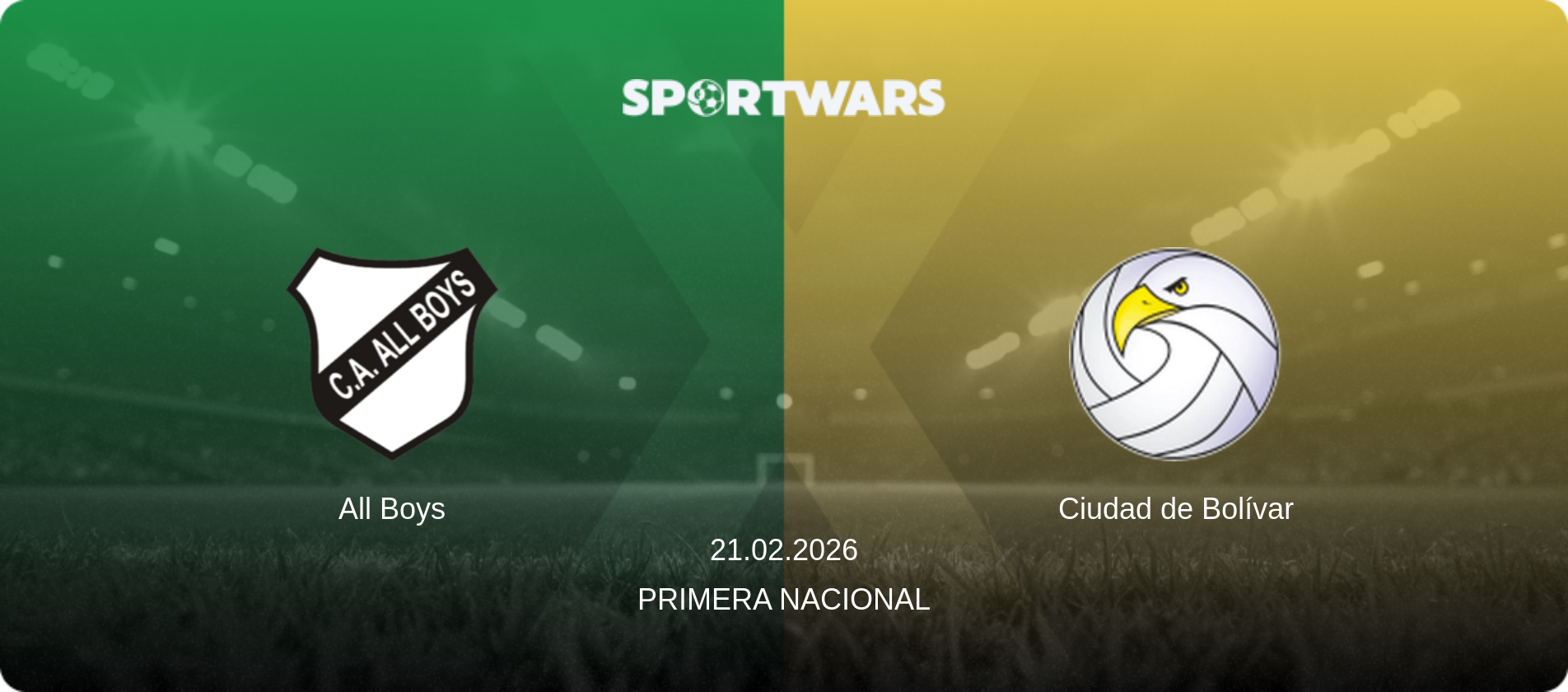 All Boys — Ciudad de Bolívar, 21.02.2026 — Primera Nacional (match preview)