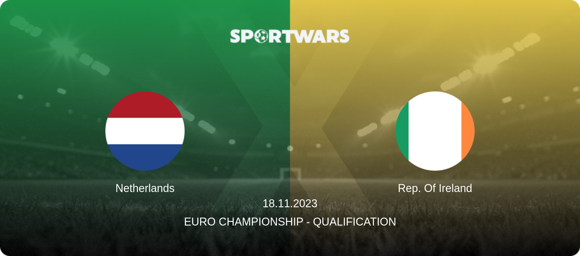 Netherlands — Rep. Of Ireland, 18.11.2023 — Euro Championship - Qualification (match preview)