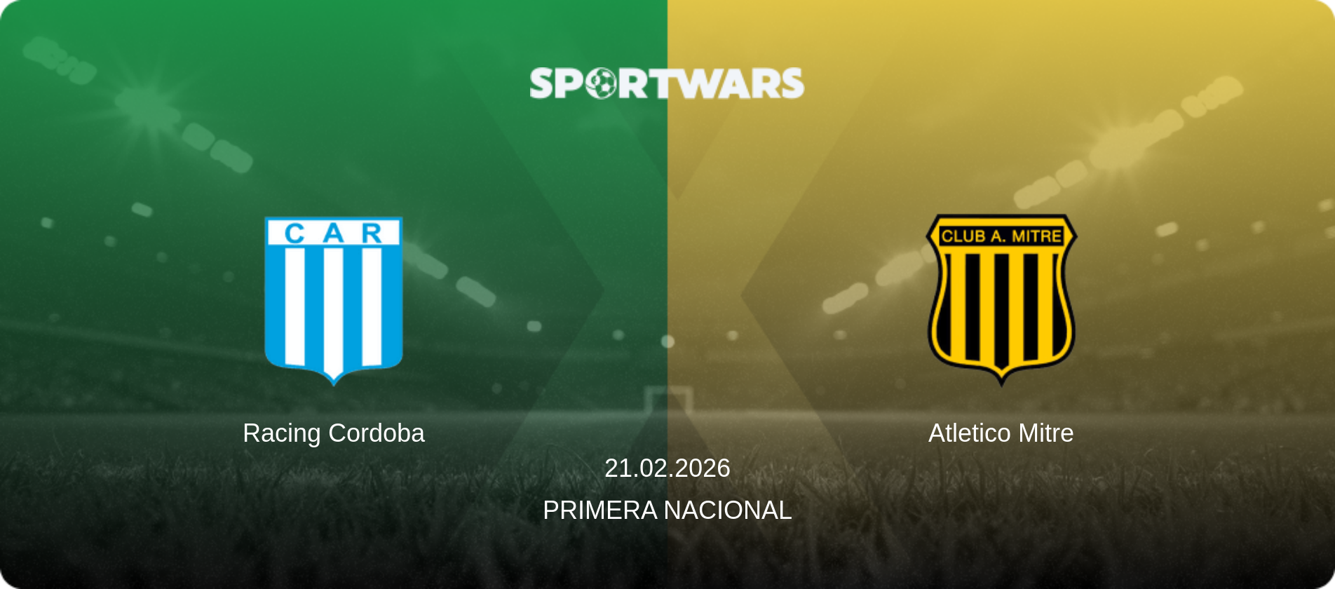 Racing Cordoba — Atletico Mitre, 21.02.2026 — Primera Nacional (match preview)