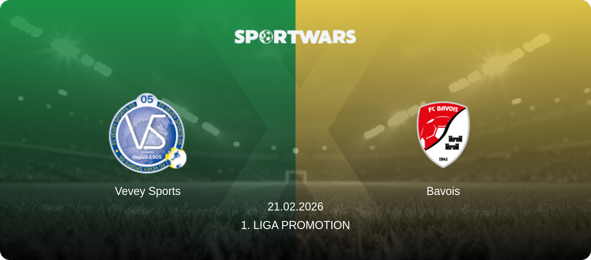 Vevey Sports — Bavois, 21.02.2026 — 1. Liga Promotion (match preview)