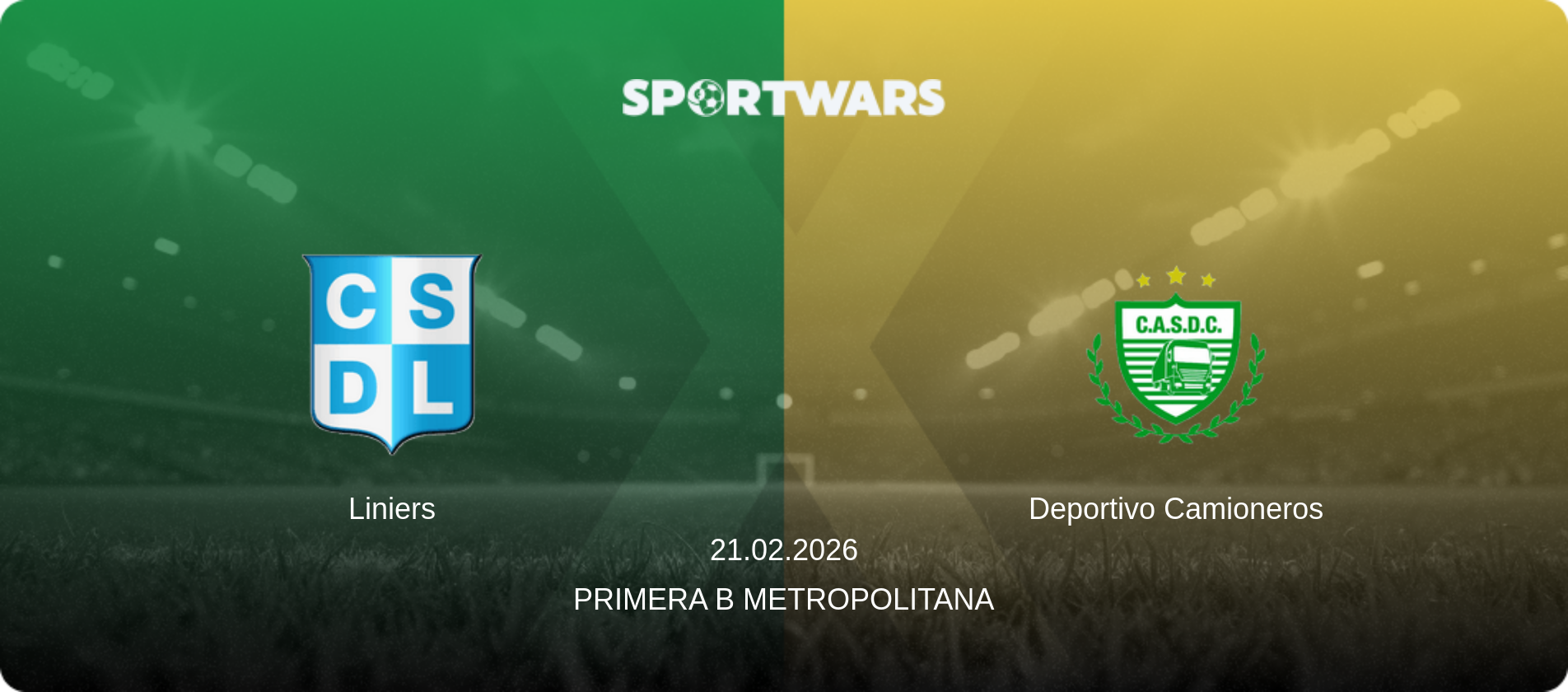 Liniers — Deportivo Camioneros, 21.02.2026 — Primera B Metropolitana (match preview)