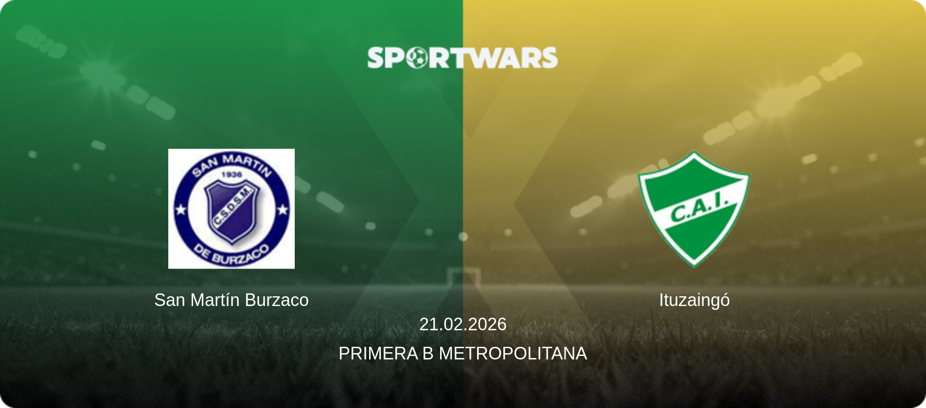 San Martín Burzaco — Ituzaingó, 21.02.2026 — Primera B Metropolitana (match preview)