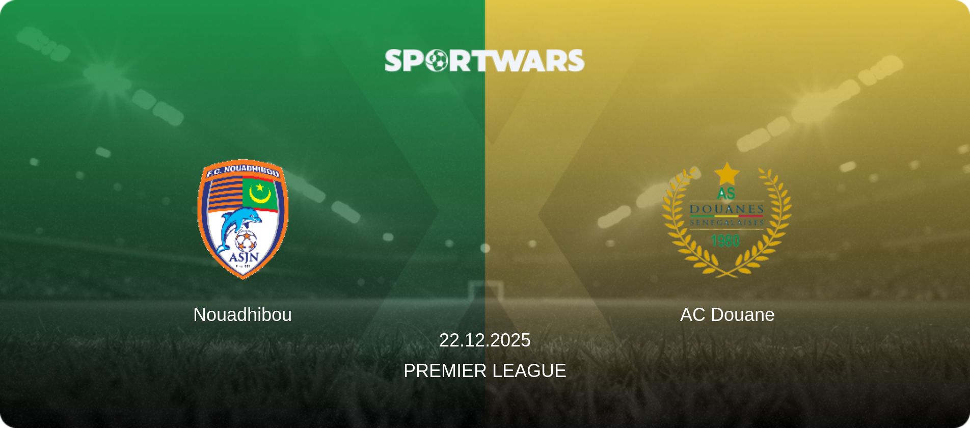 Nouadhibou — AC Douane, 22.12.2025 — Premier League (match preview)