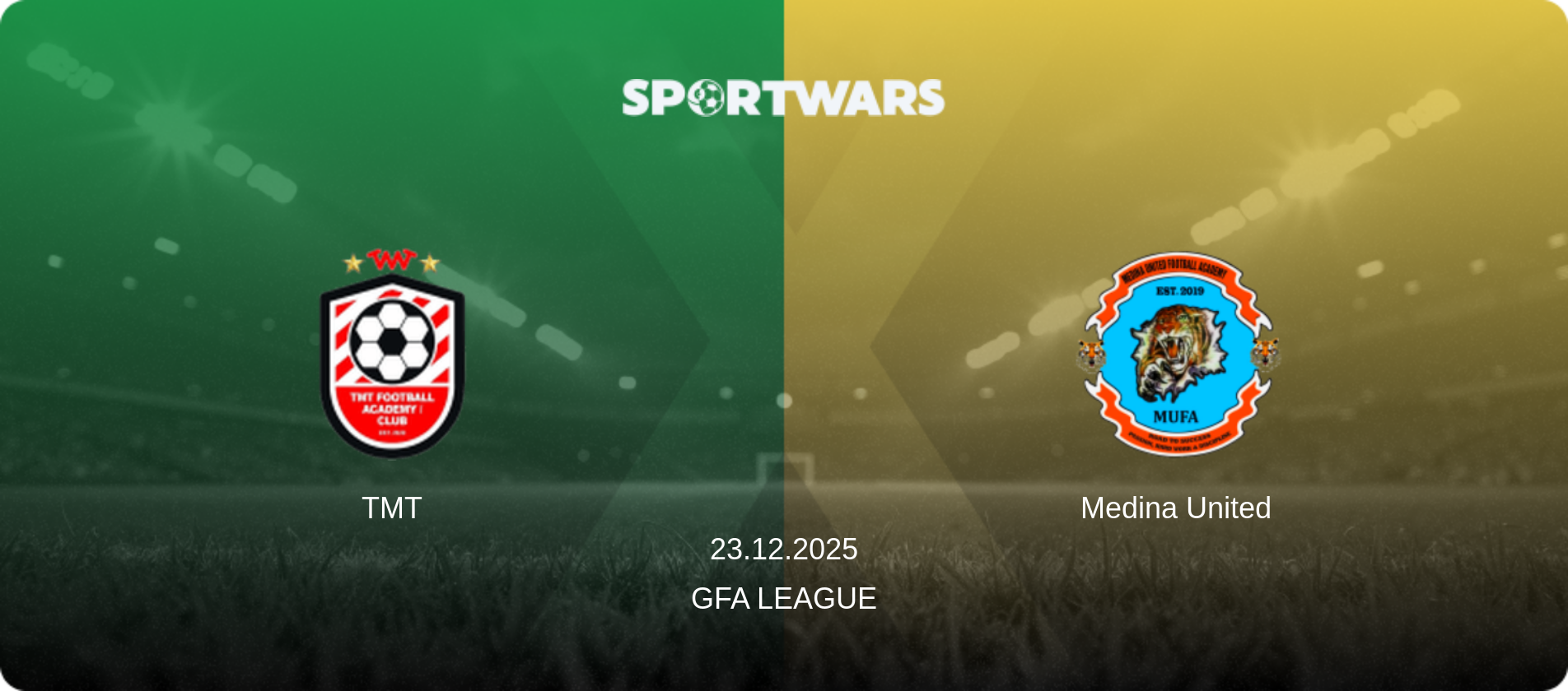 TMT — Medina United, 23.12.2025 — GFA League (match preview)