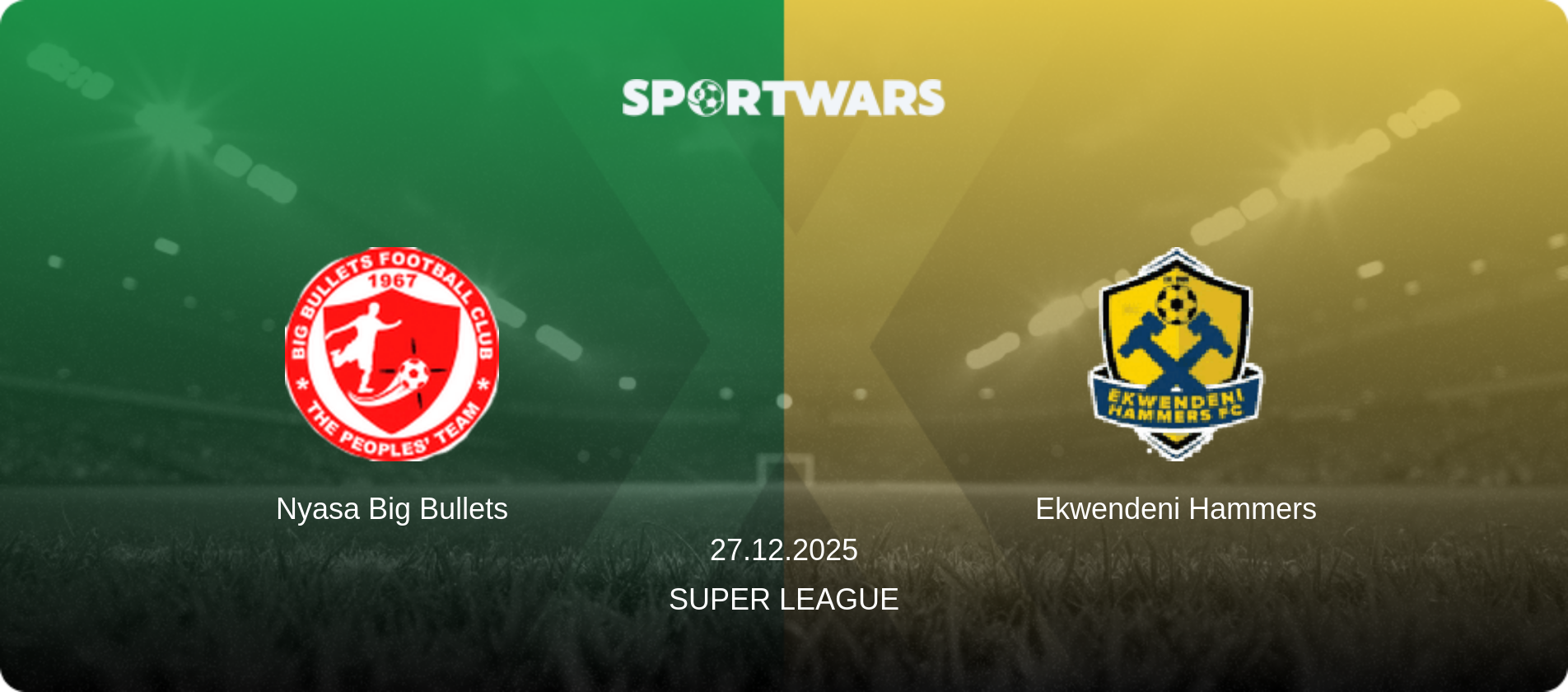Nyasa Big Bullets — Ekwendeni Hammers, 27.12.2025 — Super League (match preview)