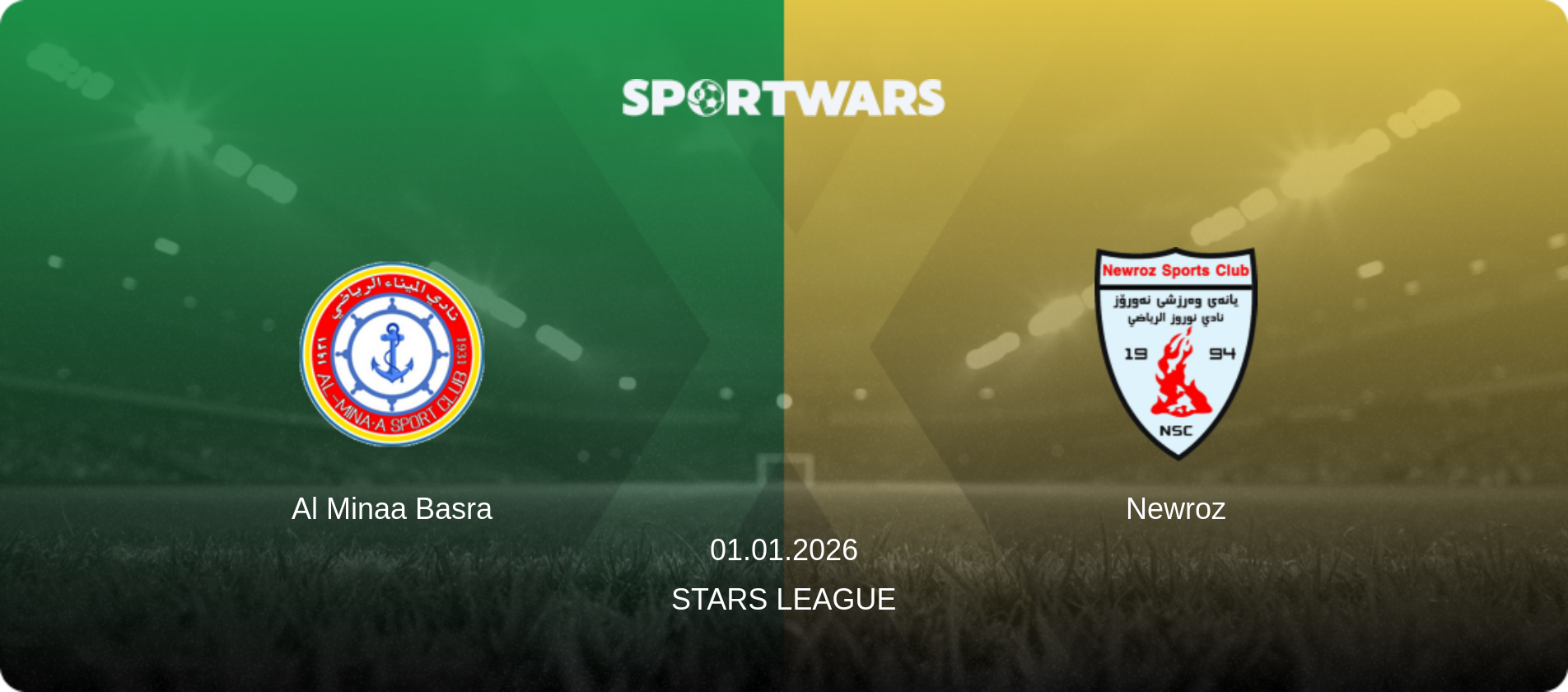 Al Minaa Basra — Newroz, 01.01.2026 — Stars League (match preview)