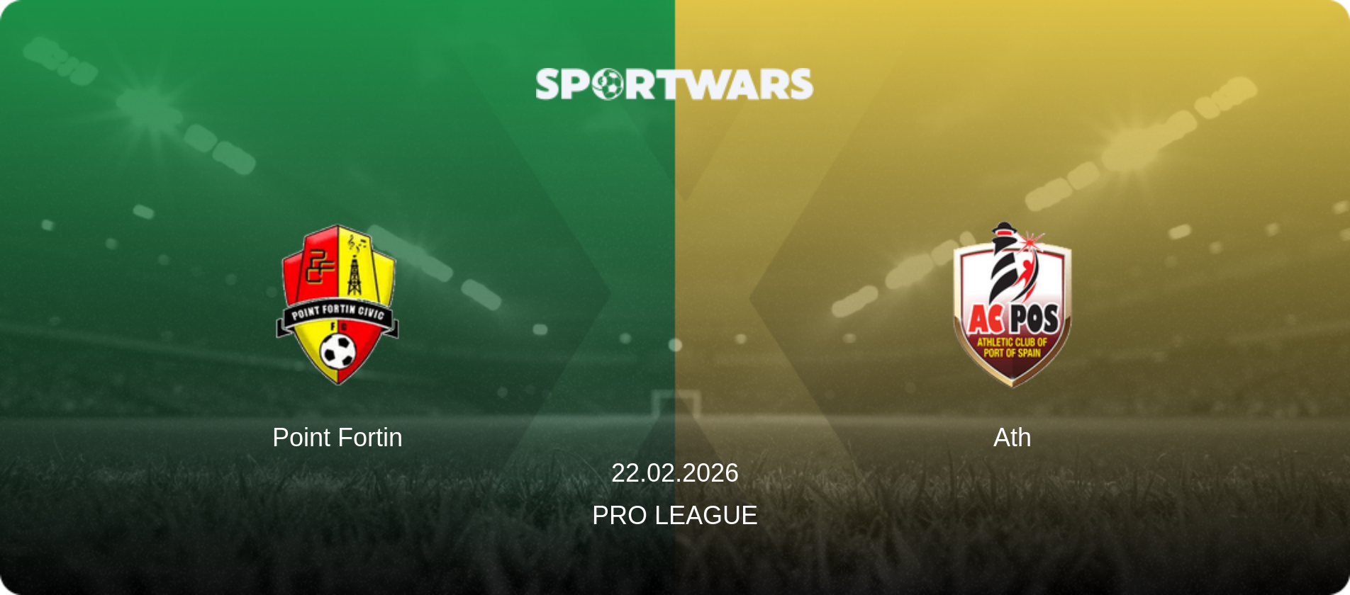 Point Fortin — Ath, 22.02.2026 — Pro League (match preview)