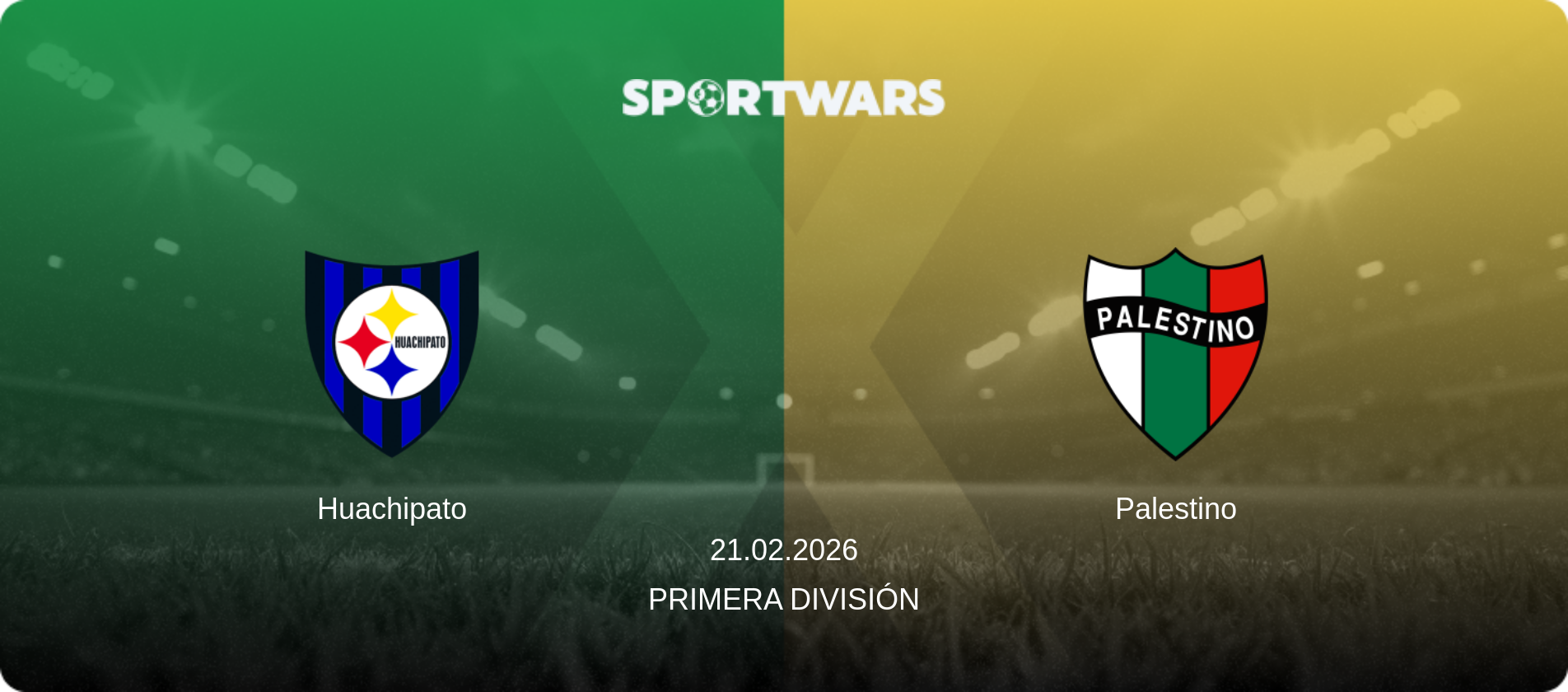 Huachipato — Palestino, 21.02.2026 — Primera División (match preview)
