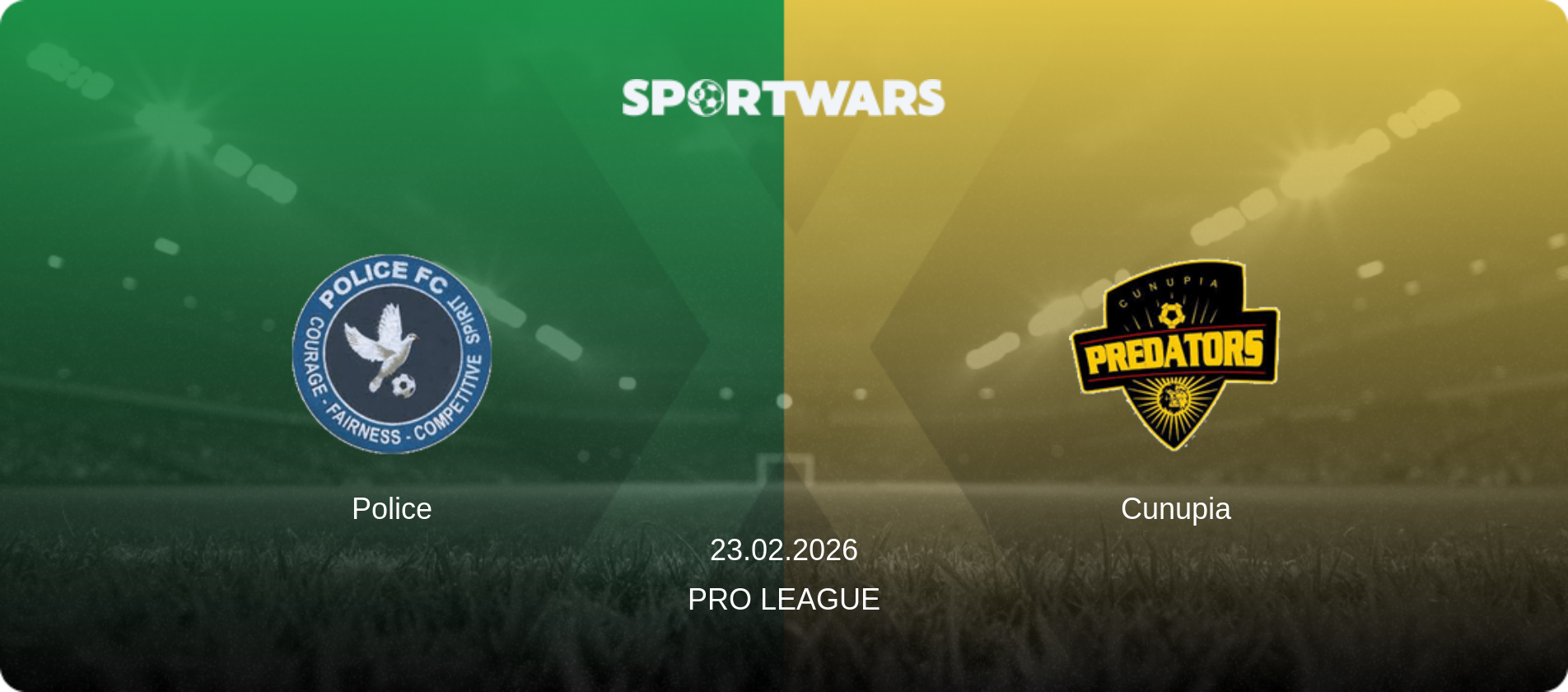 Police — Cunupia, 23.02.2026 — Pro League (match preview)