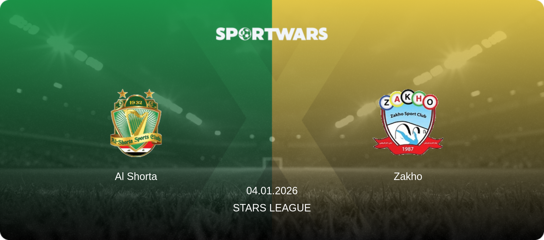 Al Shorta — Zakho, 04.01.2026 — Stars League (match preview)