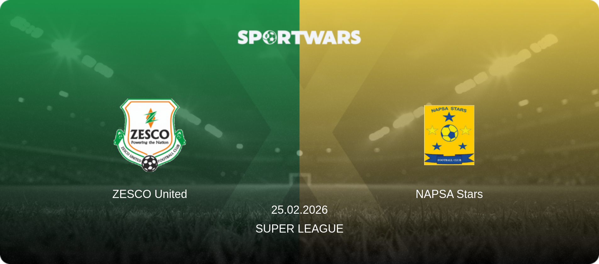ZESCO United — NAPSA Stars, 25.02.2026 — Super League (match preview)